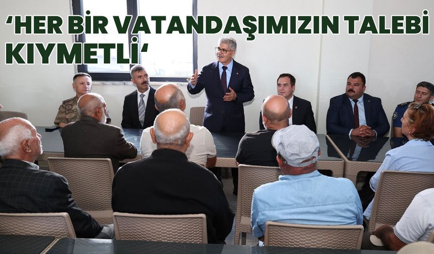 Vali Çelik, Yayladere İlçesinde Ziyaretlerde Bulundu