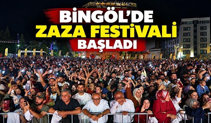 Bingöl'de Zaza Festivali Başladı