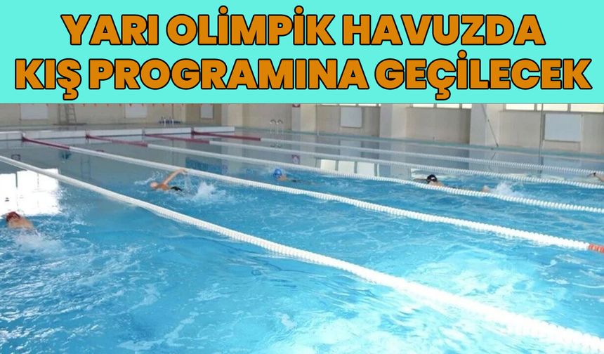 Bingöl’de Olimpik Yüzme Havuzu’nda ‘Kış Programı’ Başlıyor