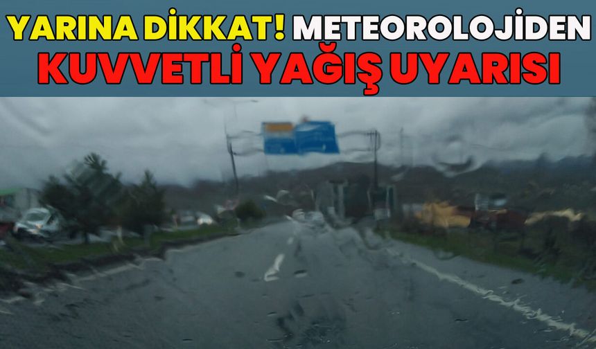 Bingöl İçin Kuvvetli Yağış Uyarısı!