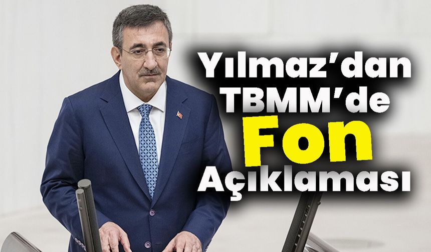Yılmaz’dan TBMM’de Fon Değerlendirmesi