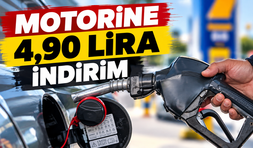 Motorine 4,90 Lira İndirim Geldi