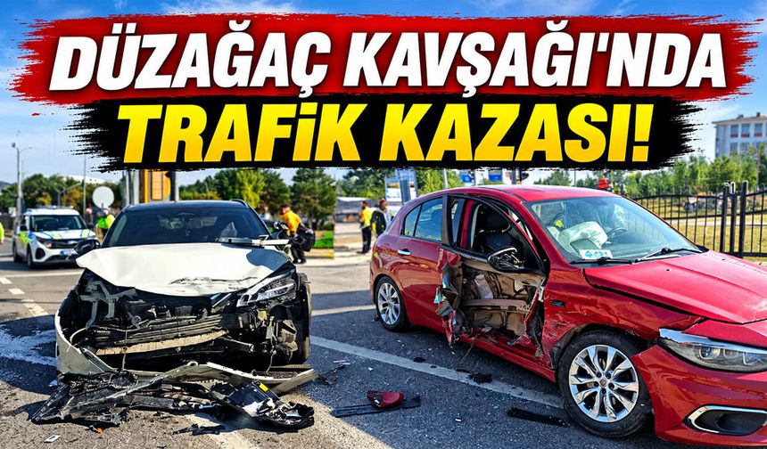 Bingöl Düzağaç Kavşağı'nda Trafik Kazası!