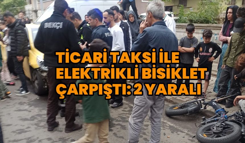 Bingöl'de Otomobil ile Elektrikli Bisiklet Çarpıştı: 2 Yaralı