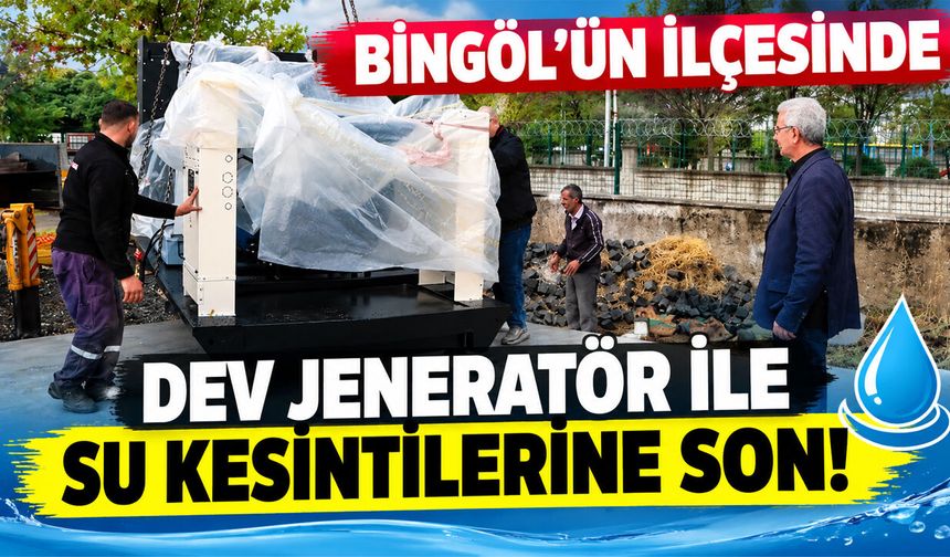 Bingöl'ün İlçesinde Elektrik Kesintileri Kaynaklı Su Kesintilerine Son!