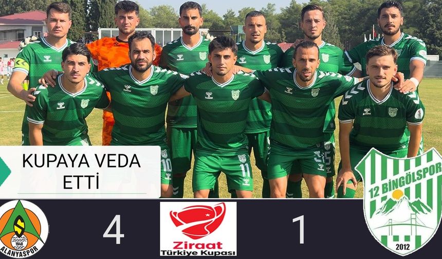 12 Bingölspor, Kupaya Veda Etti