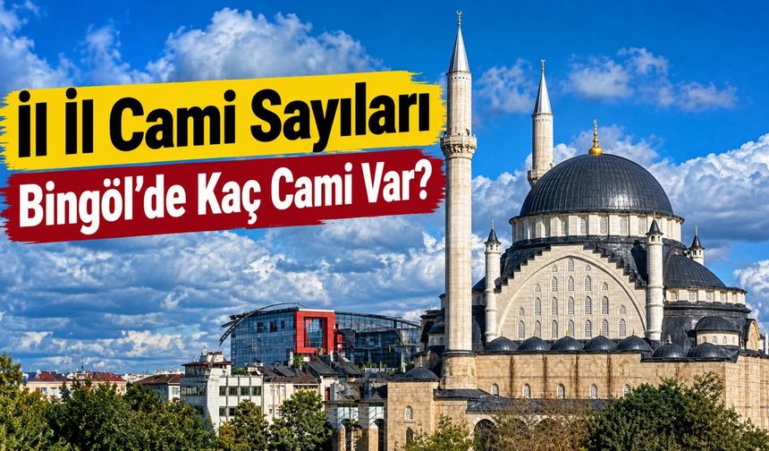 İl İl Cami Sayıları, Bingöl’de Kaç Cami Var?