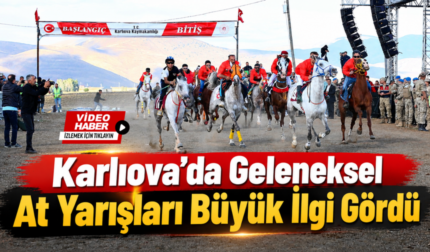 Karlıova’da Geleneksel At Yarışları Büyük İlgi Gördü