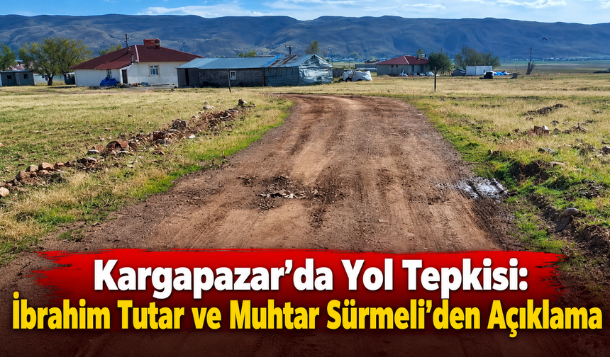 Karlıova'da Yol Sorunu Vatandaşın Tepkisine Neden Oldu