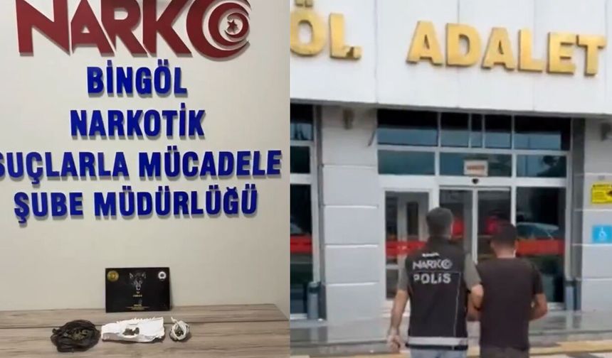 Bingöl'de Narkotik Operasyon: 1 Tutuklama