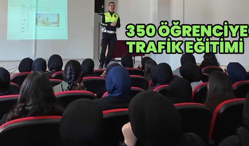 Bingöl Emniyeti'nden 350 Öğrenciye Trafik Eğitimi