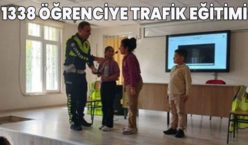 Bingöl’de Bin 338 Öğrenciye Trafik Eğitimi