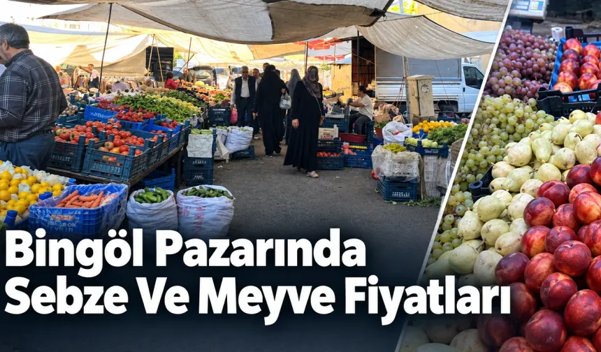 Bingöl’de Sebze ve Meyve Fiyatları Ne Kadar?