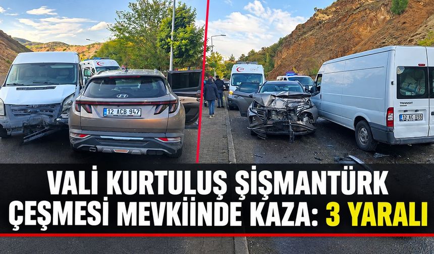 Bingöl’de Yukarı Çapakçur Yolunda Kaza: 3 Yaralı